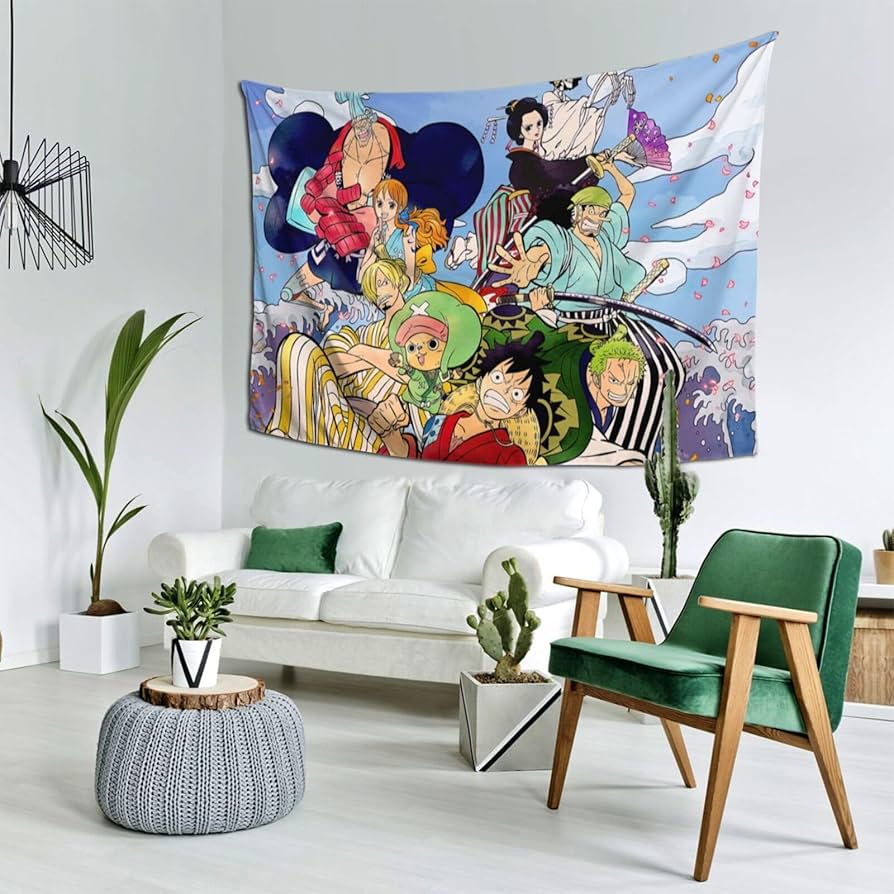 Amazon.co.jp: タペストリー ワンピース ONE PIECE 壁掛け 壁